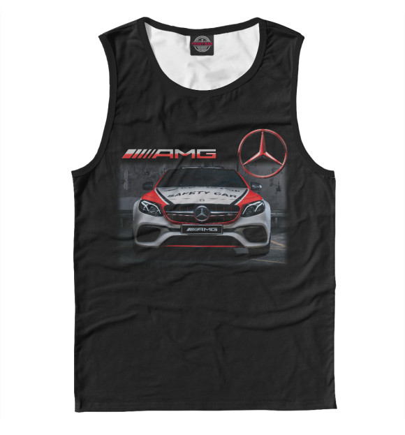 Майка для мальчика с изображением E63 AMG цвета Белый