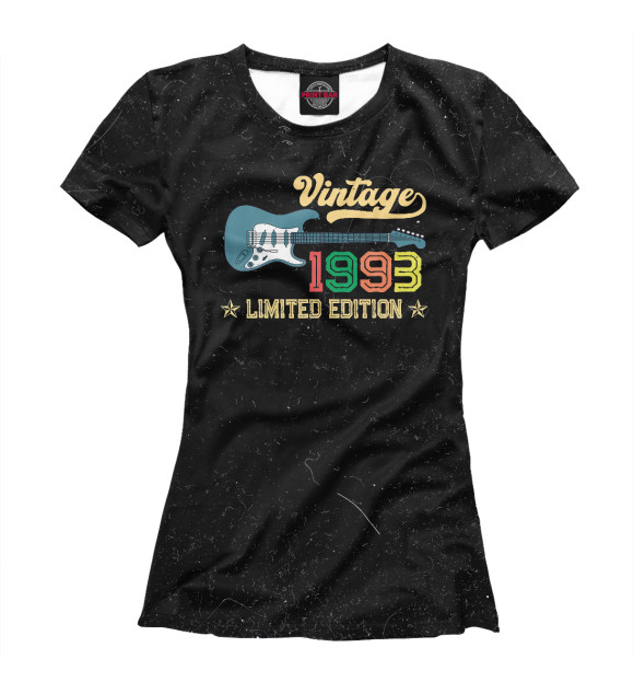Футболка для девочек с изображением Vintage 1993 Birthday Gifts цвета Белый