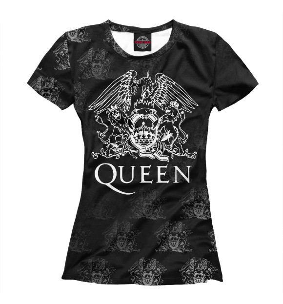 Женская футболка с изображением Queen цвета Белый