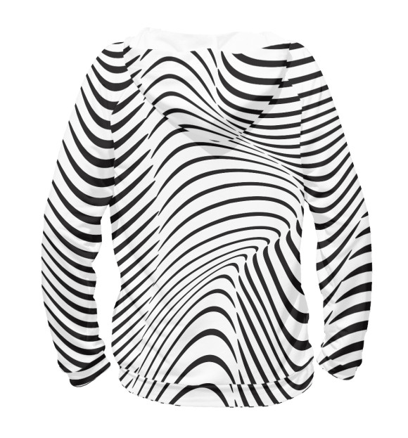 Мужское худи с изображением Abstractness цвета Белый