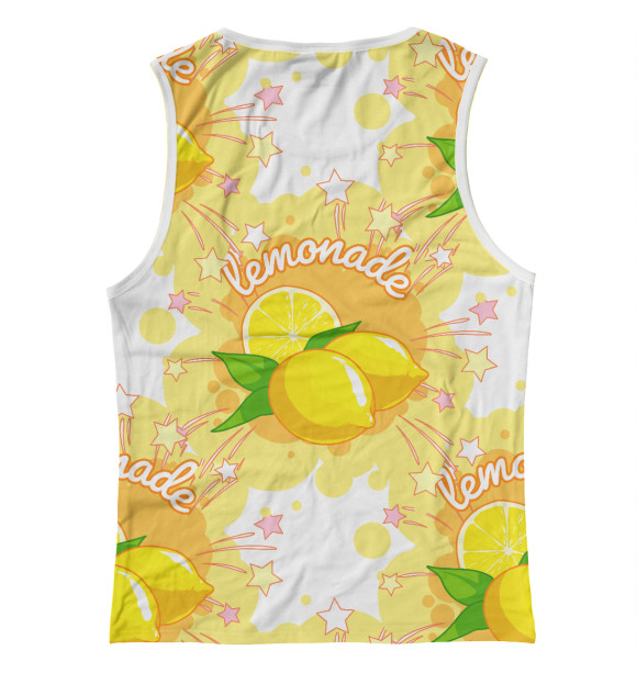 Майка для девочки с изображением Lemonade цвета Белый