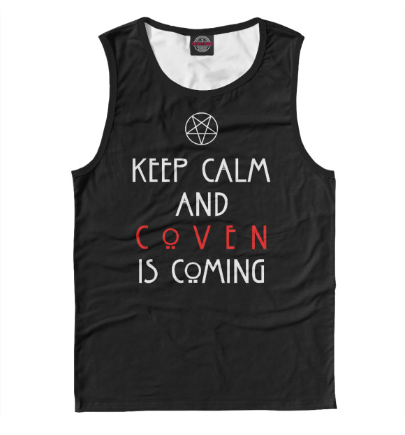 Майка для мальчика с изображением Coven is coming цвета Белый