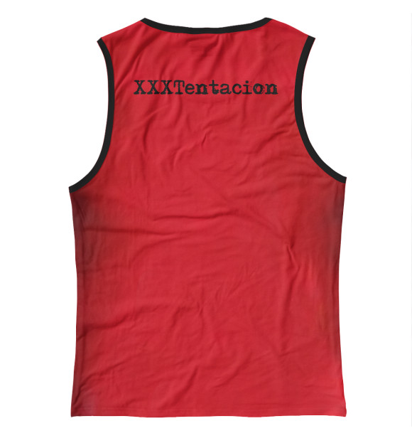 Майка для девочки с притом XXXTentacion цвета Белый Майка для девочки с изображением XXXTentacion цвета Белый