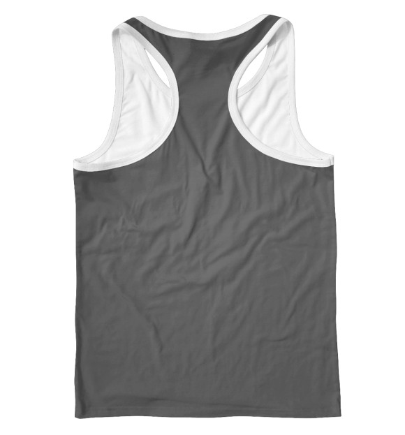 Мужская майка-борцовка с изображением Totoro цвета Белый