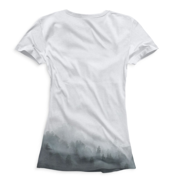 Женская футболка с изображением Сотня цвета Белый