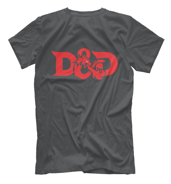 Мужская футболка с изображением DnD-3 цвета Белый