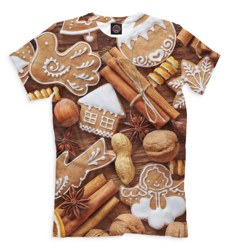 

Футболки Print Bar, Молочно-белый, Новый Год