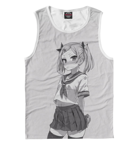 Майка для мальчика с изображением Yano Erika цвета Белый