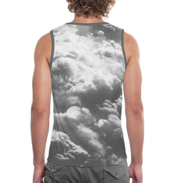 Мужская майка с изображением Титаник цвета Белый