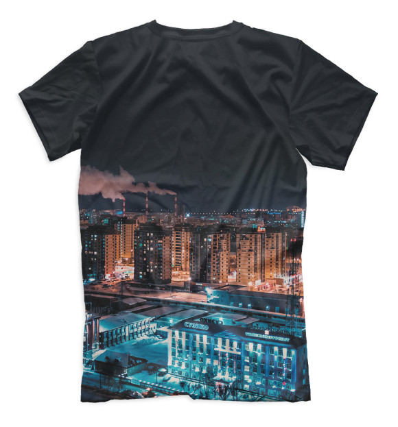 Мужская футболка с изображением Тюмень - лучший город цвета Белый