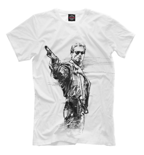 

Футболки Print Bar, Молочно-белый, Судный день