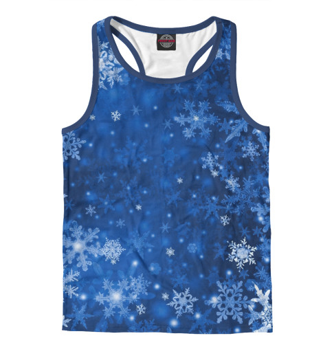 

Майки борцовки Print Bar, Белый, Снежинки