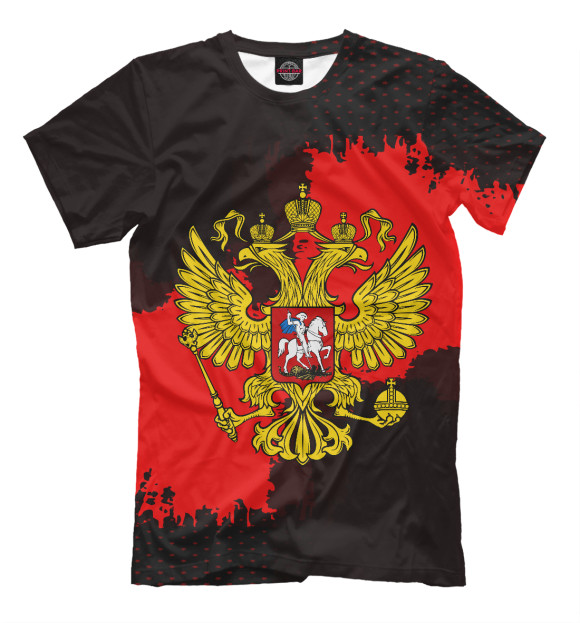 Футболка для мальчиков с изображением Russia collection 2018 RED цвета Черный
