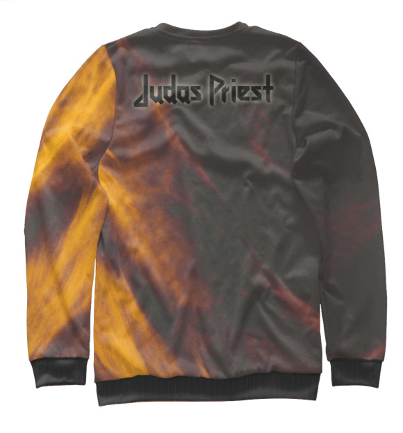 Женский свитшот с изображением Группа Judas Priest цвета Белый