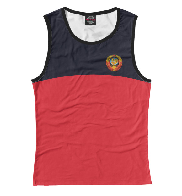 Майка для девочки с изображением СССР костюм цвета Белый