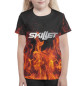 Футболка для девочек Skillet