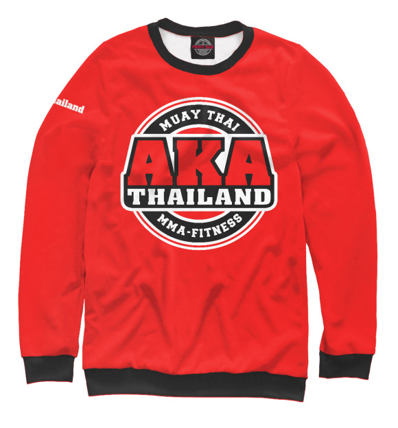 Свитшот для мальчиков с изображением AKA Thailand цвета Белый