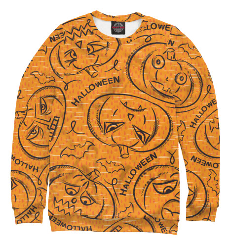 

Свитшоты Print Bar, Белый, Тыква