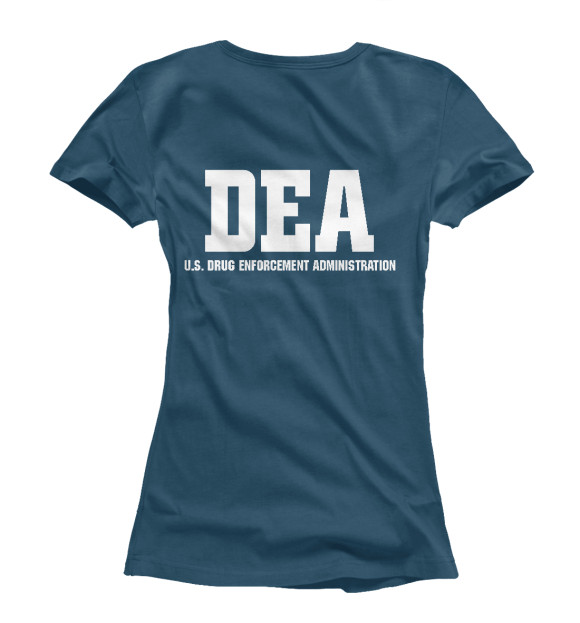 Женская футболка с изображением Dea цвета Белый