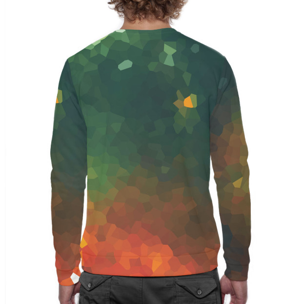 Мужской свитшот с изображением Воронеж цвета Белый