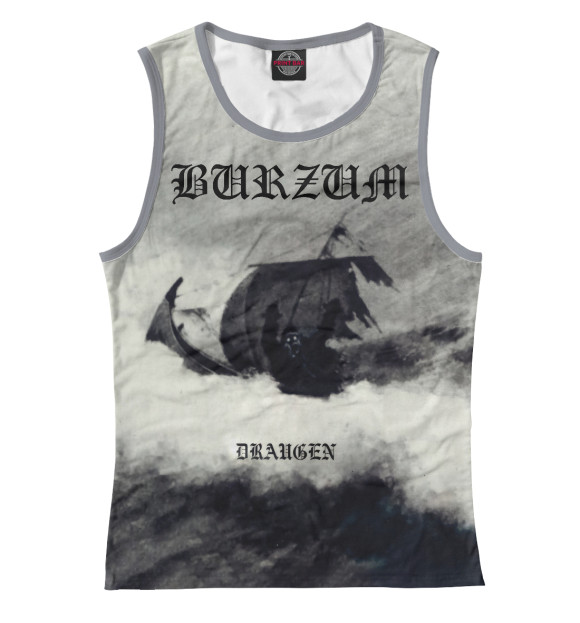 Майка для девочки с изображением Draugen - Burzum цвета Белый