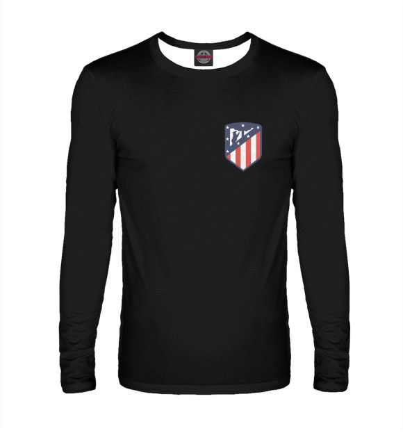 Мужской лонгслив с изображением Atletico Madrid цвета Белый