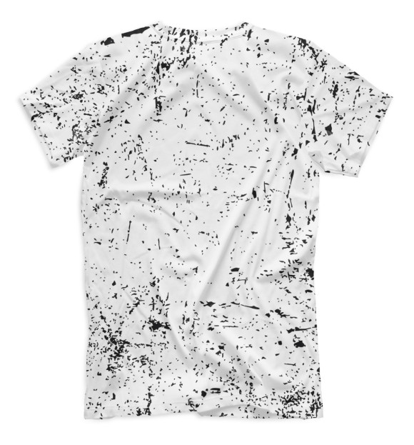 Мужская футболка с изображением Отбросы цвета Белый
