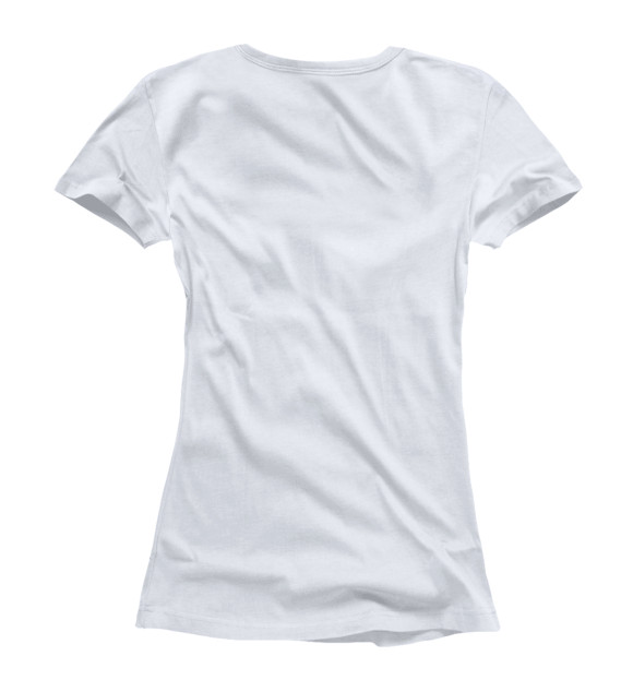 Женская футболка с изображением Авиатриколор цвета Белый