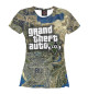 Женская футболка Карта GTA V