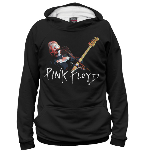 Женское худи с изображением Pink Floyd цвета Белый