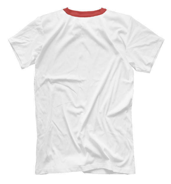 Мужская футболка с изображением Американский папаша цвета Белый