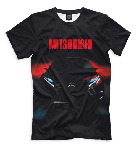 

Футболки Print Bar, Черный, Mitsubishi