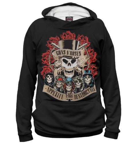 

Худи Print Bar, Белый, Guns N' Roses