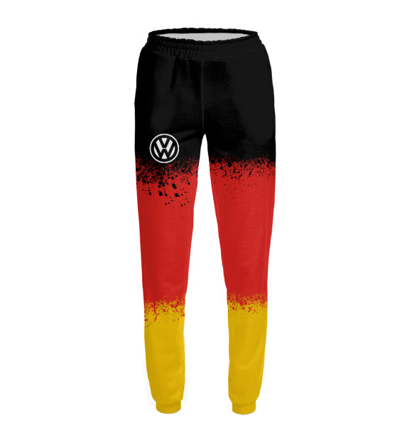 Женские спортивные штаны с изображением Volkswagen Germany цвета Белый