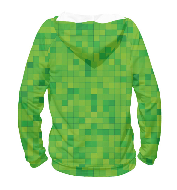 Мужское худи с изображением Minecraft цвета Белый