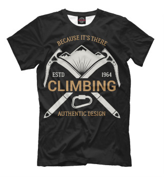 Мужская футболка Climbing