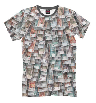 Мужская футболка Российские деньги