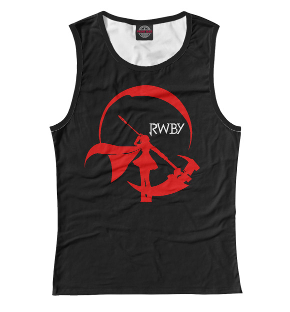 Майка для девочки с изображением RWBY цвета Белый