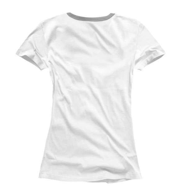 Женская футболка с изображением Мем цвета Белый