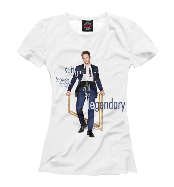 Футболка для девочек с изображением How I met your Mother цвета Белый