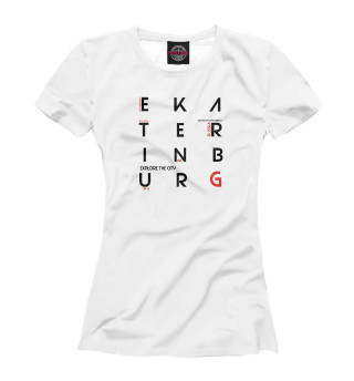 Женская футболка Екатеринбург Explore