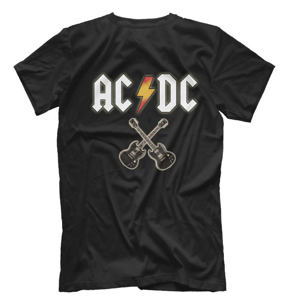 Футболка для мальчиков с изображением AC/DC Rock Star цвета Белый