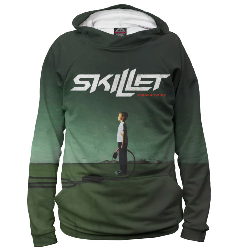 

Худи Print Bar, Белый, Skillet
