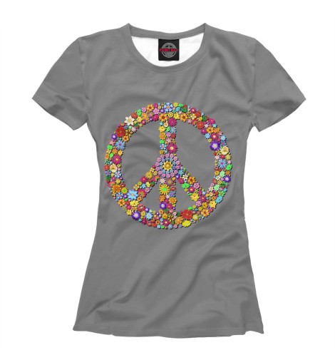 

Футболки Print Bar, Белый, Peace