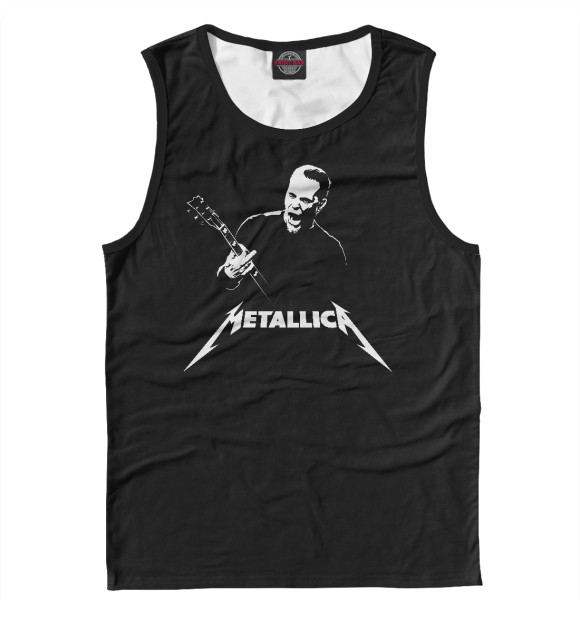 Майка для мальчика с изображением Metallica. James Hetfield цвета Белый