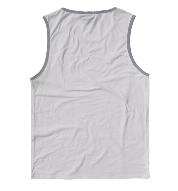 Майка для мальчика с притом Счастливый медведь цвета Белый Майка для мальчика с изображением Счастливый медведь цвета Белый