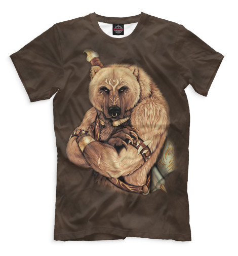Футболки Print Bar Медведь футболки print bar медведь и щит велеса