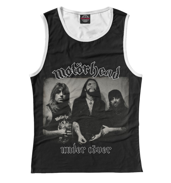 Женская майка с изображением Motorhead цвета Белый