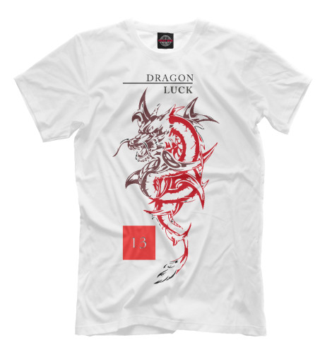 Футболки Print Bar Дракон удачи футболки print bar стальной дракон на скале