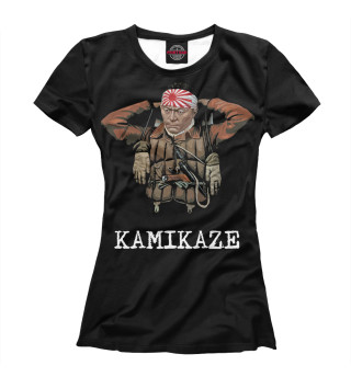 Женская футболка Камикадзе